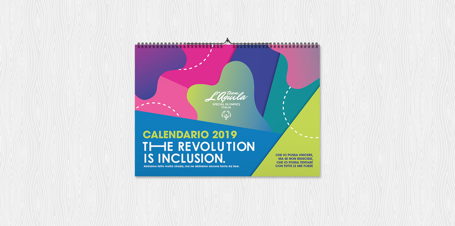 copertina calendario special olympics