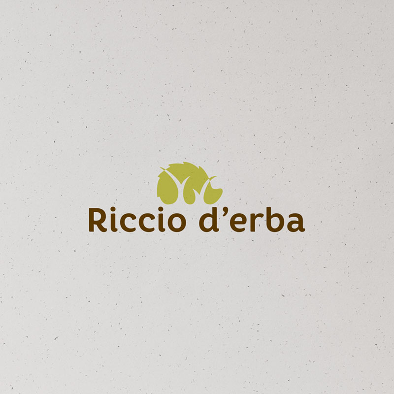 logo riccio d'erba